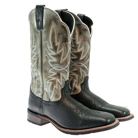Laredo Issac Black Grey Cowhide Men's Boots